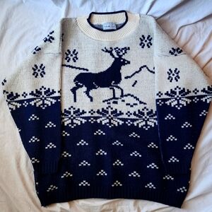 Vintage Winter Creckneck Sweater Size 18/20